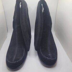 Aerosole Gather Round Suede Wedge Boot